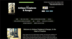 Desktop Screenshot of antiquefireplacesandranges.com